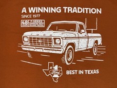 1977 Ford Truck T-shirt ( Texas Longhorns) Size Large – See Description