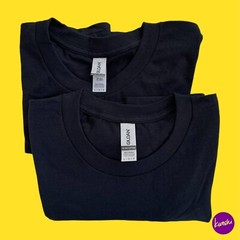 GILDAN Unisex Ultra Cotton T-Shirt, Style G2000, Black (2-Pack), UK L | EU 52