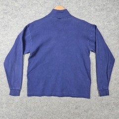 Medalist Men’s Blue Turtleneck Shirt Size M Cotton Scouts Embroidered Wolf SPOTS