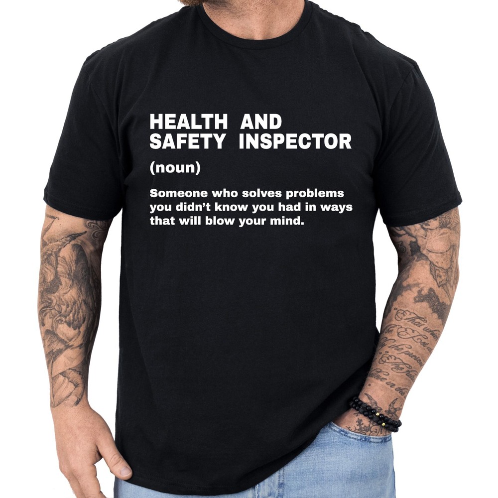 Health and Safety Inspector Definition T-shirt Profession Shirt Men & Women