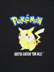 Pokemon 30th Anniversary Pikachu UT T-Shirt Vintage Watercolor Art Black Unisex