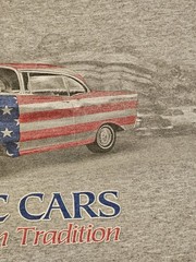 Vintage Classic Cars An American Tradition T Shirt 2XL Alstyle AAA USA Fabric
