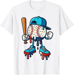 Cute Baseball Lifestyle 101 Apparel Baseball Drip Unisex T-Shirt