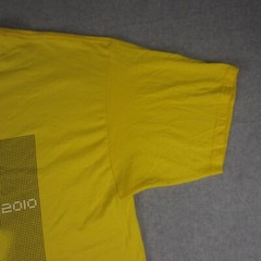 2010 Nike Air Jordan 25th Anniversary T Shirt Mens XL Yellow Jumpman Dallas READ