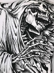 XTREME COUTURE by AFFLICTION Men’s T-Shirt SORROW Skull Biker MMA S-5X