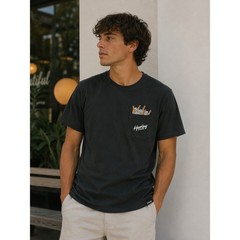 NWT Hurley Mens Everyday Pocket Tee Small Black Cotton Casual Streetwear Shirt