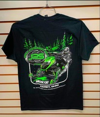 John’s Performance Shop JPS 858 Catalyst Custom Snowmobile T-Shirt M XL 2X 3X 4X
