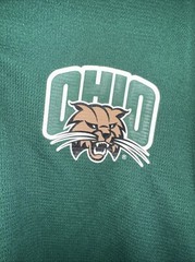 Adidas Climate Ohio University Bobcats Logo Men’s Large Green Coaches Polo