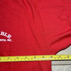 VTG 60s 70s Hi Cru Stedman Red Graphic Tee Single Stitch USA Mens L