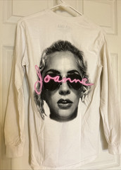 Lady Gaga T- Shirt Size Adult Small Long Sleeve White JOANNE ALBUM 2016