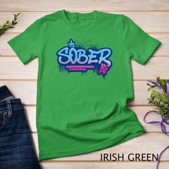 Sober AF Graffiti Crown NA AA Unisex T-shirt