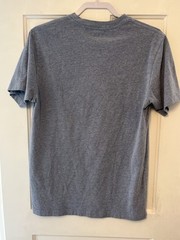 Orvis Shirt Mens Medium Gray Fly Fishing American Flag Graphic Tee Outdoors
