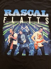NEW 2017 Rascal Flatts Rhythm & Roots Tour Merch T-Shirt -Country-Black-Small
