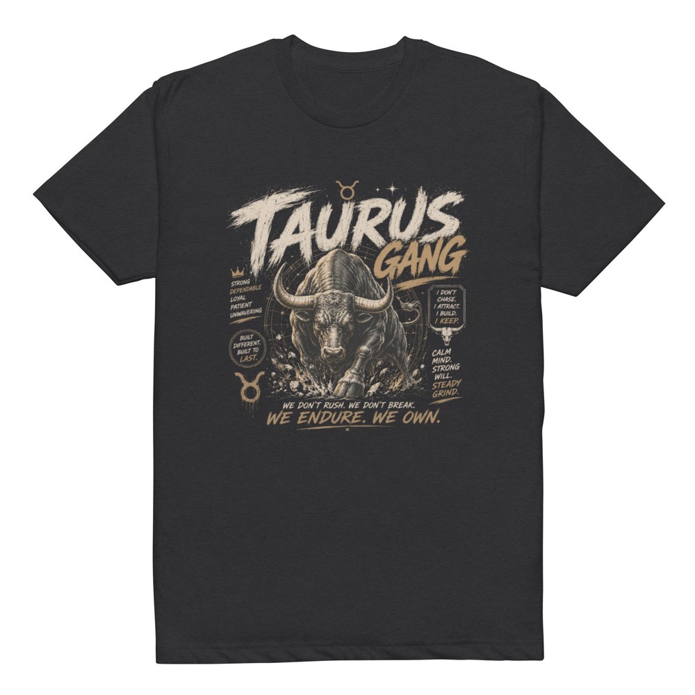 Unisex Fitted T-Shirt – Next Level 6210 – Taurus – FREE SHIPPING