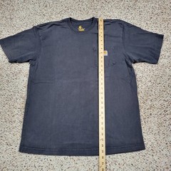 Carhartt Shirt Mens Large Black Short Sleeve Tee Work Wear Outdoors Adult A9*