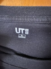 XL Size UNIQLO Mobile Suit Gundam Series UT RX-78-2 T-shirt Black