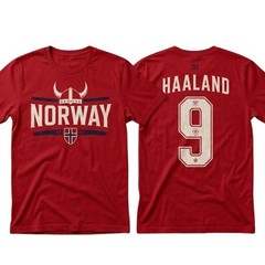NEW!! Haalandd Shirt Norway National Team Soccer Name Number Tee
