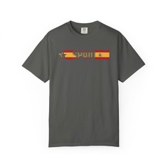 Spain Soccer T-Shirt Comfort Colors World Cup 2026 Flag Stripe La Roja Futbol