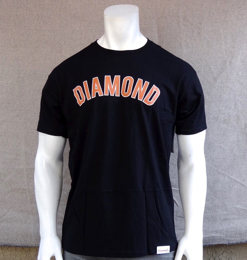 New Diamond Supply Co. Regular Fit Arch Black Mens S/S T Shirt RDAM-181