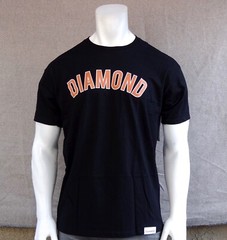New Diamond Supply Co. Regular Fit Arch Black Mens S/S T Shirt RDAM-181