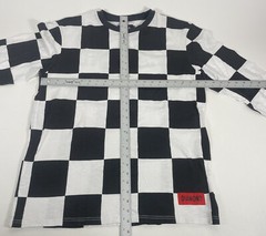 Diamond Supply Co. Black & White Checkered Long Sleeve Shirt – Men’s Large