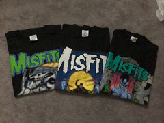 Misfits T-Shirt Lot of 4 Xtra-Large Have Dry Rot
