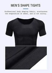 CGTFY Gynecomastia Compression Tank Top Men Classic Athletic Body Shaper Vest US