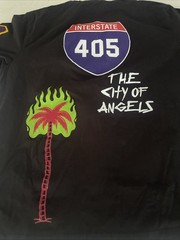 ETERNITY BC/AD Men`s T-shirt 2XL Los Angeles City of Angels LA Black 8 24 XXL
