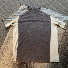 REI CO-OP PERFORMANCE T-SHIRT MENS Medium M Gray 3 Tone Color Nice!