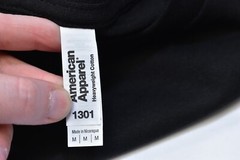 American Apparel Blank Short Sleeve T-Shirt Plain Multi Color Mens Medium 7 Pack