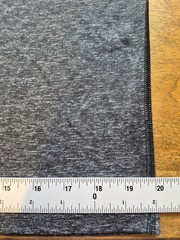 Mens Adidas Ultimate Tee L/S Athletic T-Shirt LG Dk Heathered Gray Performance