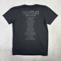 Coldplay Parachutes Head Full of Dreams Tour 2017 Grey Shirt Men’s Medium