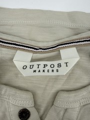 Outpost Makers Textured Fabric Washed Henley Medium Size Cartouche PK3314