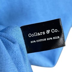 Collars & Co T-Shirt Mens 3XL Blue Cotton Silk Quiet Luxury Touch Lucca Tee NWT