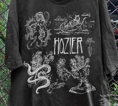 VTG Hozier musician shirt BLACK short sleeve All sizes S to 5Xl 2F270