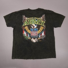 7.62 Design United States Army Soldiers Eagle T Shirt Mens 2XL Green Made USA