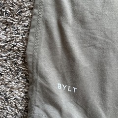 Men’s BYLT Premium Basics Drop Cut Short Sleeve T-shirt Dark Olive Size XL