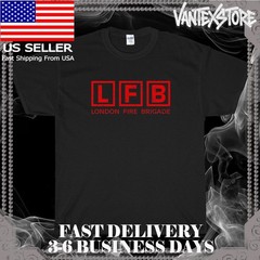 NEW SHIRT LONDON FIRE BRIGADE LOGO MEN’S T-SHIRT FUNNY AMERICAN USA SIZE S-5XL
