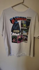 Batman Vtg Comic Book T Shirt Small S Sleeve on White Single stitch No Label 27