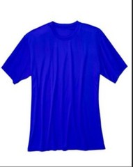 2 Pack New Hanes Cotton Crew Neck Blue T-shirts sizes Medium No Chest pocket