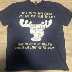 National Lampoons Christmas Vacation Sze Large TShirt Can I Refill Your Eggnog?