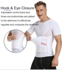 Men Slimming Body Shaper Vest Abs Abdomen Compression Shirts Fitness Tank Tops