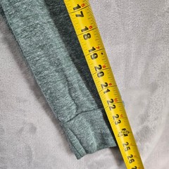 Gustin Henley Men Large Green Long Sleeve Tri-blend Made in USA Heathered Shirt