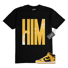 Dunk Tang Pollen Yellow Gold Black White High 2024 T Shirt to Match HIMTALL