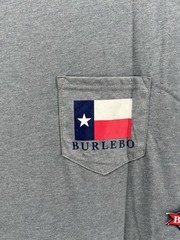 Burlebo Make America Like Texas Tee Men’s Heather Gray Short Sleeve Graphic XL