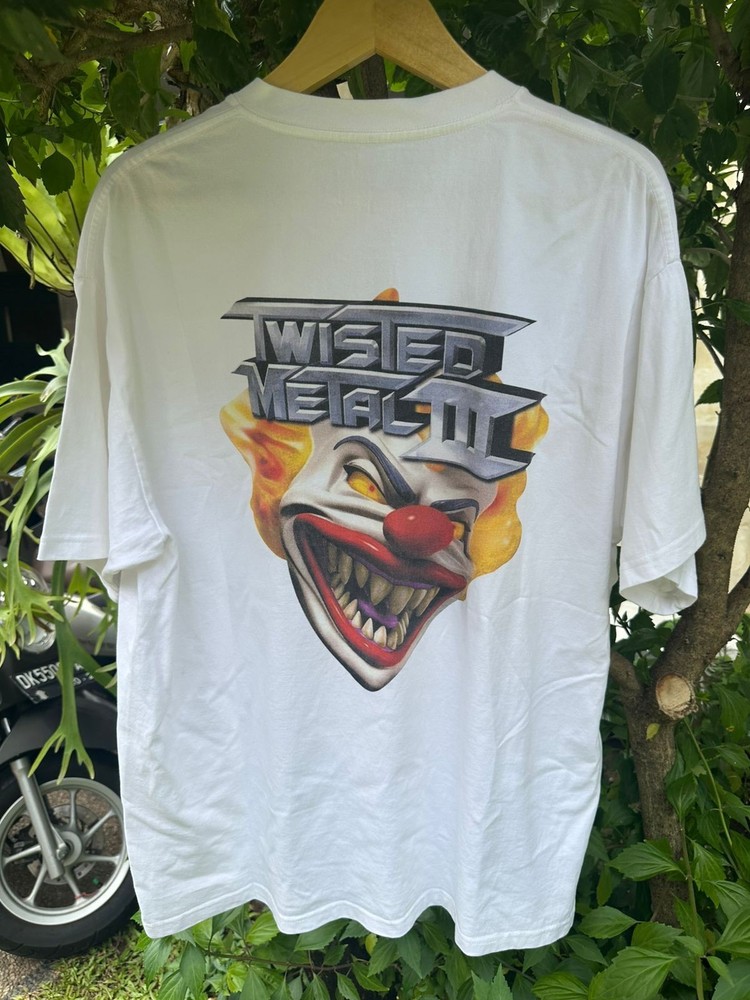 Vintage Twisted Metal 3 Playstation Promo Tshirt with Studio on Fronhit Cut Tag
