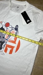 Adidas James Harden GU Kick Graphic T-Shirt Mens Size Small 2020 White