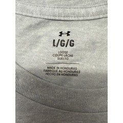 Under Armour Mens Baseball Icon SS MFO T-Shirt Gray Green Large 1383944 NEW