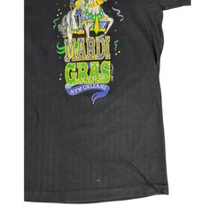 Vintage Mardi Gras T-Shirt Single Stitch Men’s XL Double Sided 90’s Sof Tee Tag