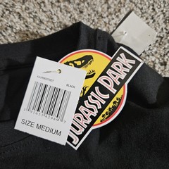 Jurassic Park Movie Logo T shirt uni-sex medium NWT